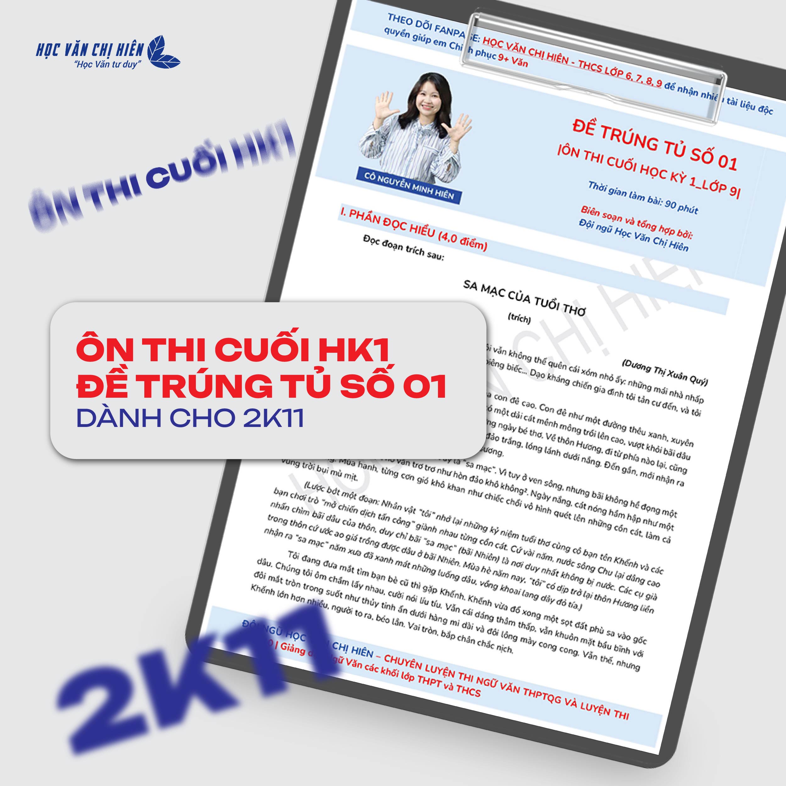 ĐỀ TRÚNG TỦ SỐ 1 | ÔN THI CUỐI HỌC KÌ 1 LỚP 9